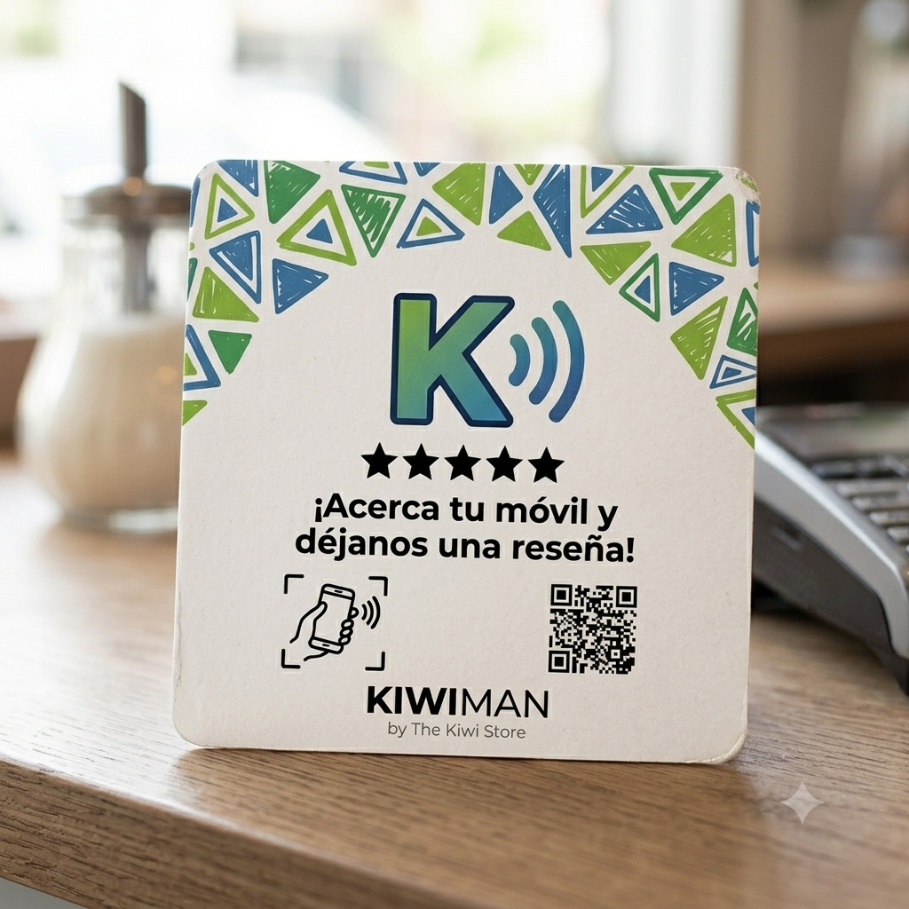 Pegatinas NFC y QR