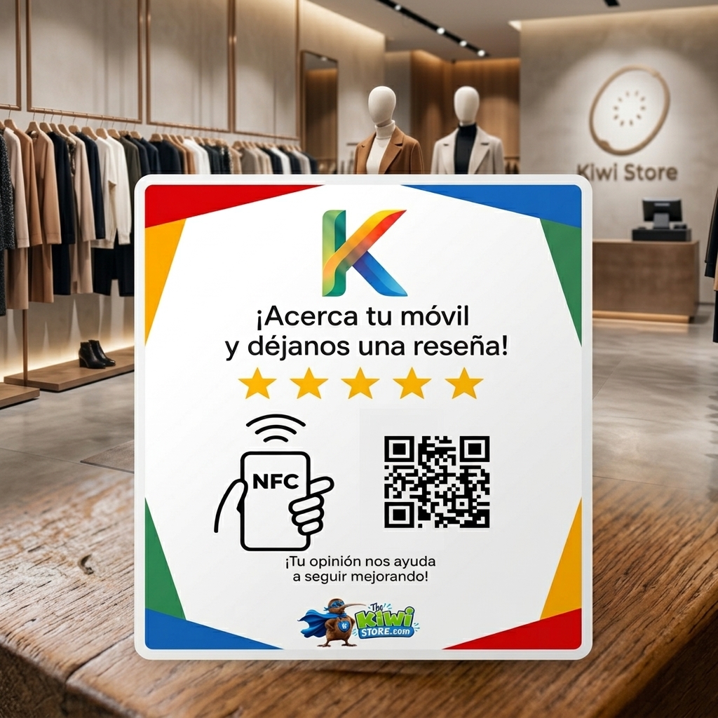Pegatinas NFC y QR